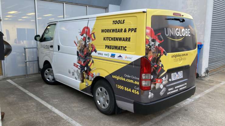 Uniglobe Van Tools Workwear & PPE Kitchenware Pneumatic Australian Signmakers